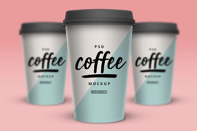 咖啡杯样机纸杯模型 Coffee Cup Mockup