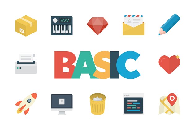 基础图标素材 Basic Icon Collection