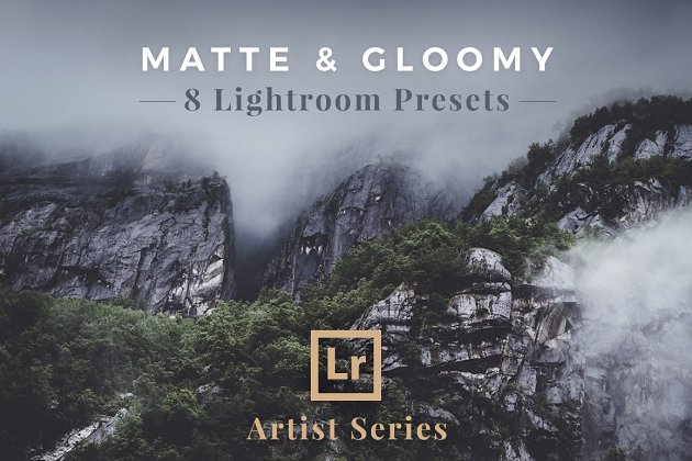 忧郁色调的LR照片预设 Matte & Gloomy, Lightroom Presets