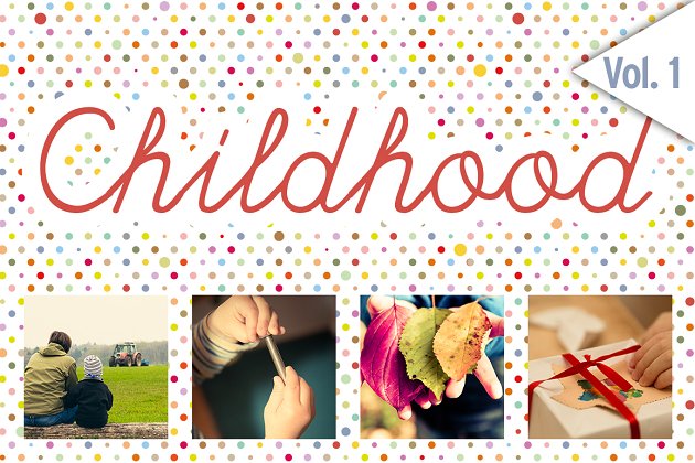 有趣的童年照片 CHILDHOOD / Set 1 / 48x HiRes Images