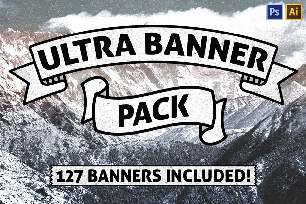 广告标签横幅包 Ultra Banner Pack