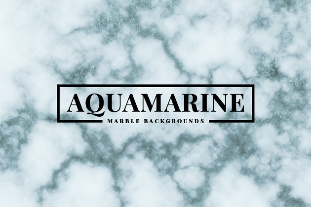 海蓝大理石背景纹理 Aquamarine Marble Backgrounds