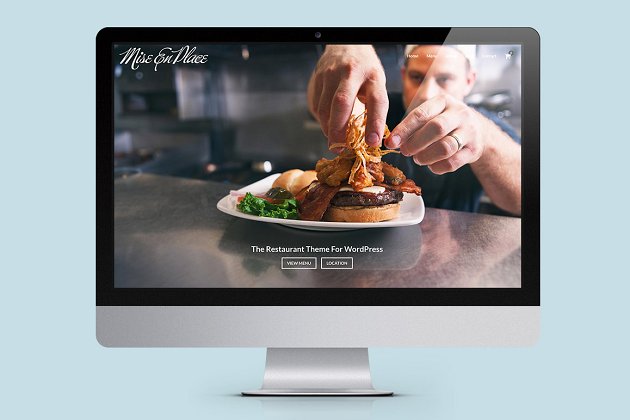 餐厅博客皮肤网站模板 Mise En Place Restaurant WP Theme
