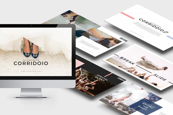 Corridoio Wedding Organizer Powerpoint Template