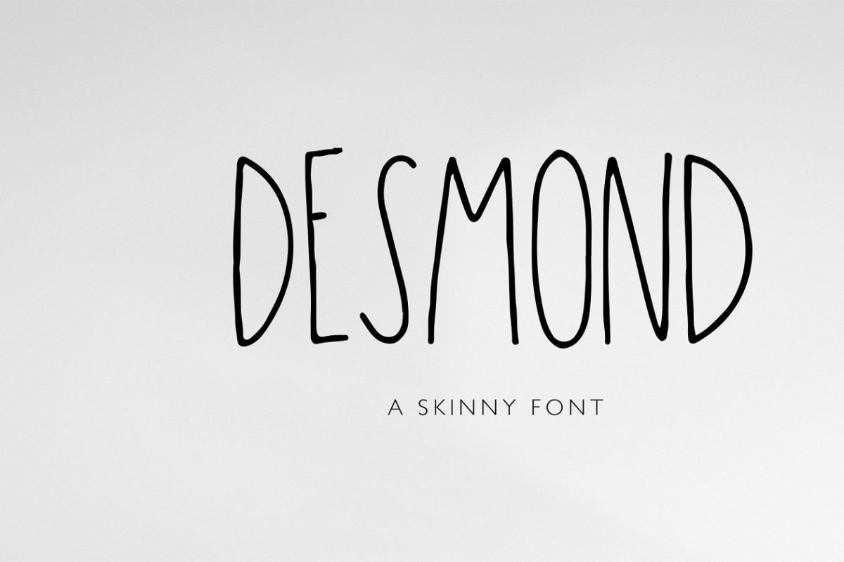 可爱的字体 Desmond