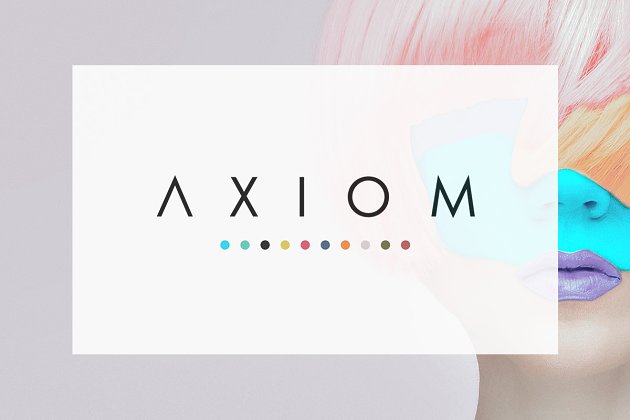 时尚的极简主义PPT模版 Axiom – Simple Presentation