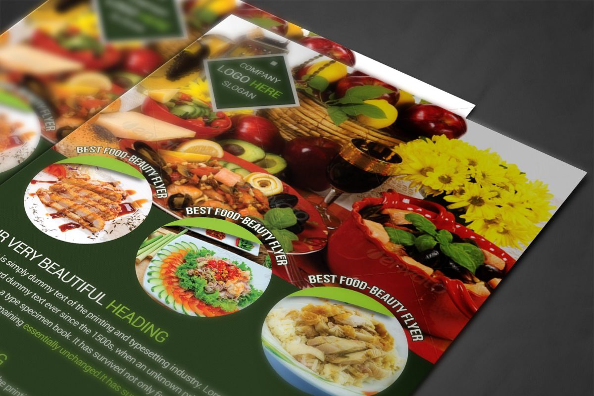 多用途的美食商业海报模板 Multipurpose Business Flyers Templat