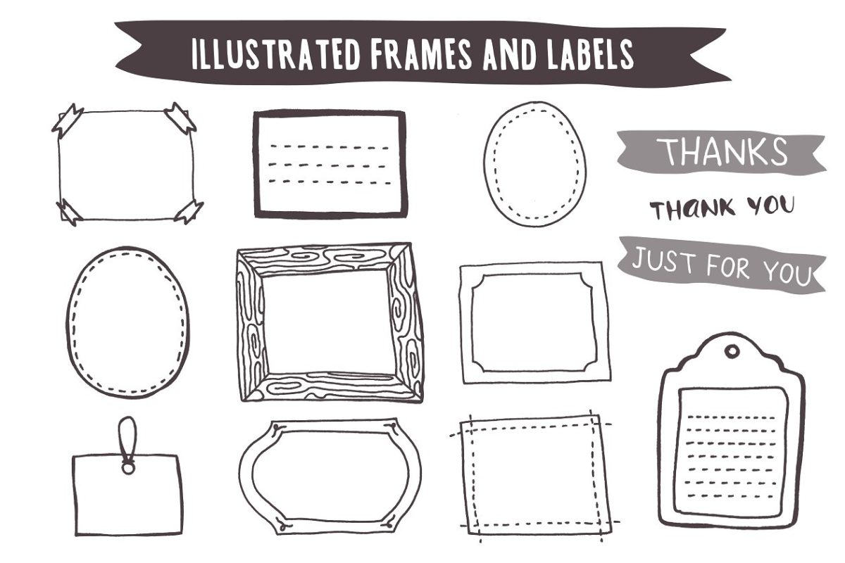 标签和框架图表图形 Labels and Frames
