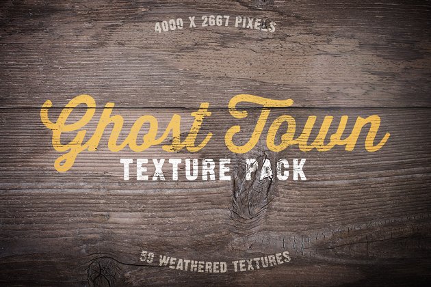 废墟破旧材质背景纹理集v1 Ghost Town Texture Pack Volume 1