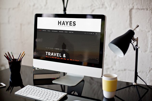 博客设计网站主题模板 Hayes – WordPress Blog Theme