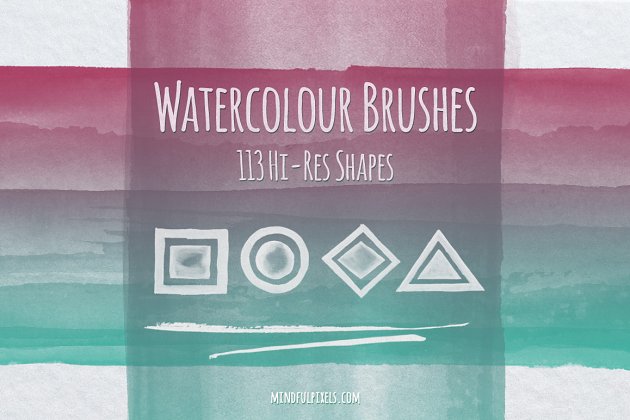 水彩ps笔刷2 Watercolor Brushes Vol.2