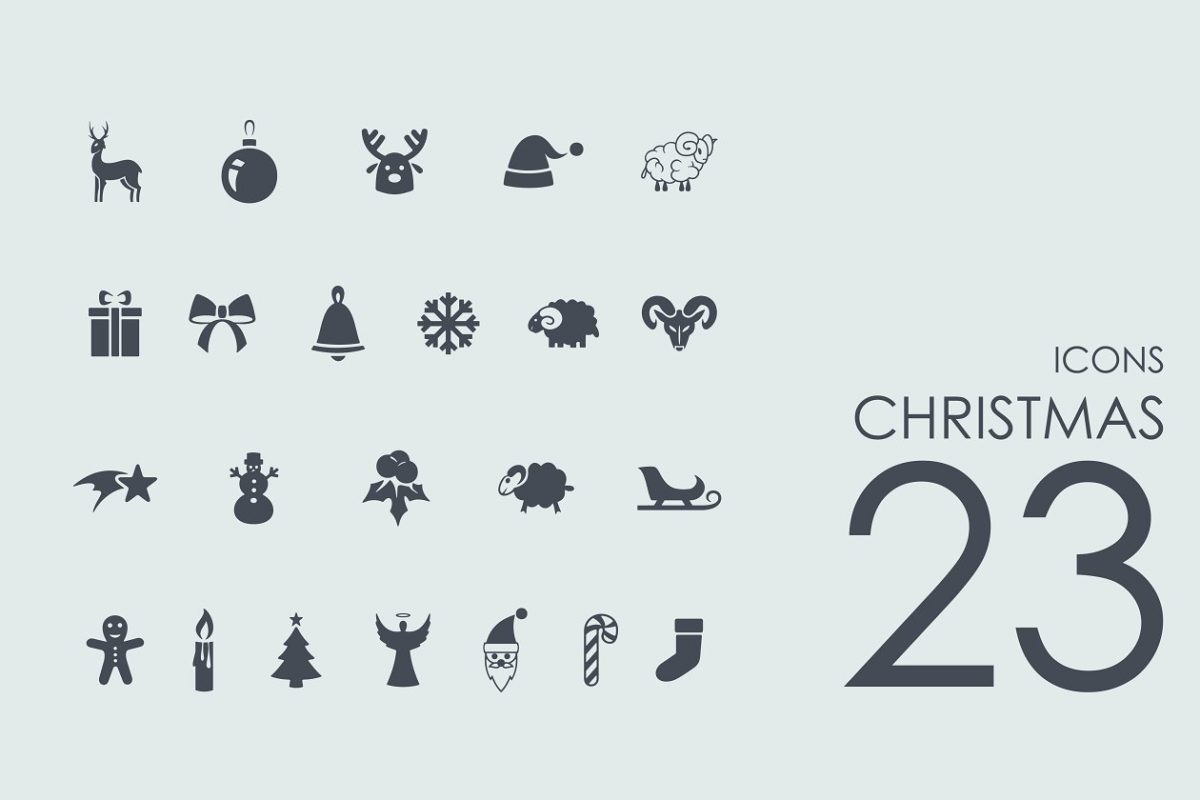圣诞节图标 23 Christmas icons