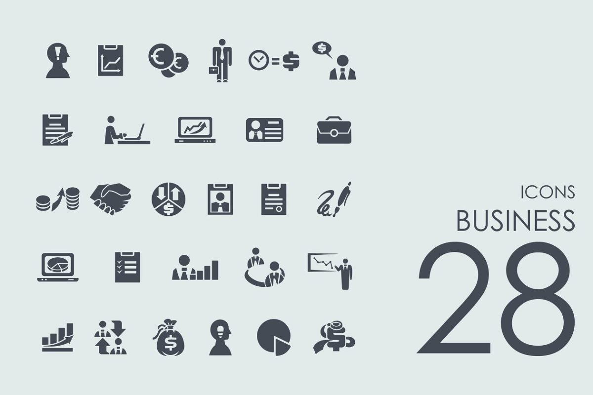 商业图标素材 28 Business icons