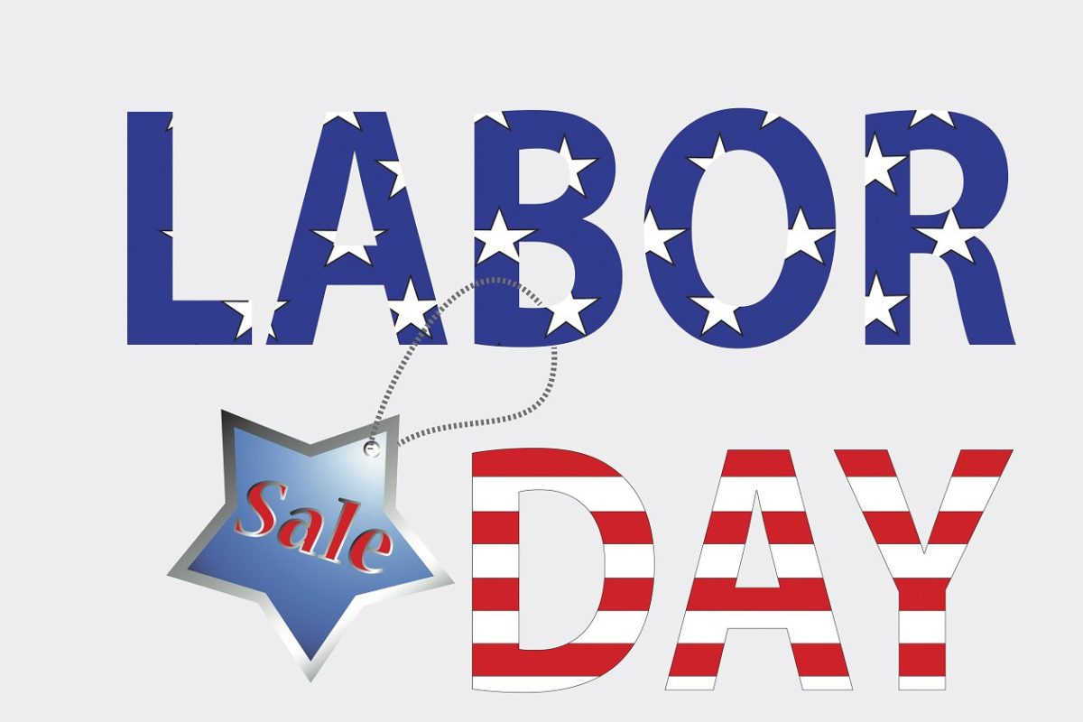 美国劳动节素材 American Labor Day Sale Vector