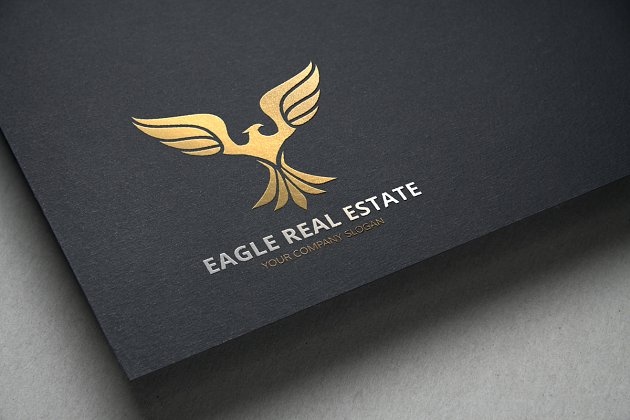 鹰logo素材模板 Eagle Real Estate