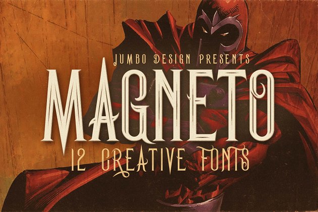 复古个性海报字体 Magneto – 12 Vintage Style Fonts