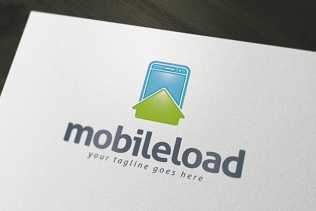 手机主题的LOGO模板 Mobile Load Logo Template