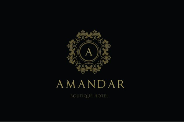 高端酒店风格的logo设计模板 Boutique Hotel Logo