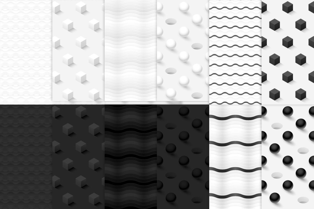 现代极简主义抽象背景 12 modern minimalist patterns