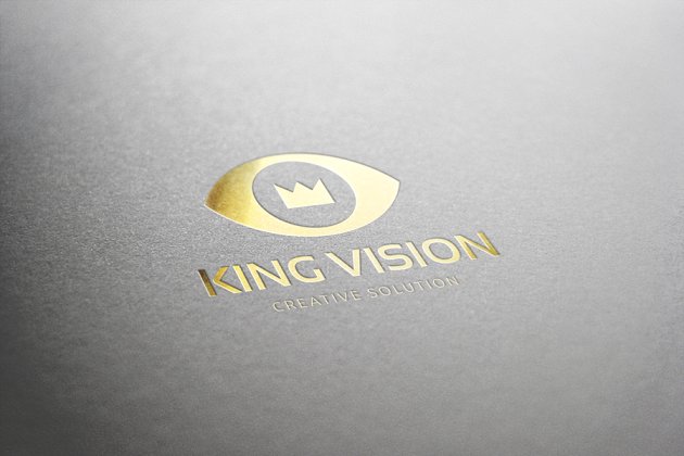 皇冠创意logo模版 King Vision