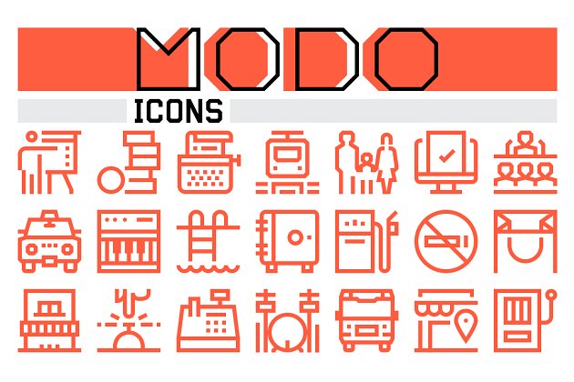 迷你图标素材合集 Modo Icons Collection