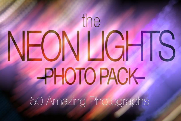 霓虹灯照片包 Neon Lights Photo Pack
