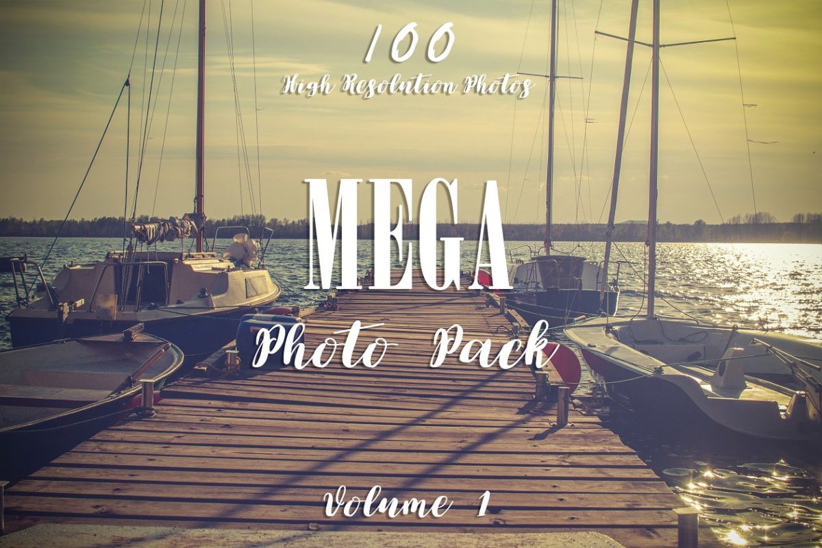 摄影照片包 100 MEGA PHOTO PACK VOL.1