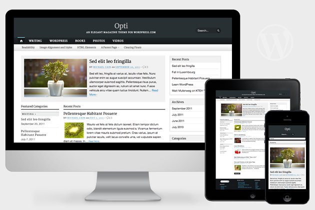 杂志风格的WordPress主题模版 Opti – WordPress Magazine Theme