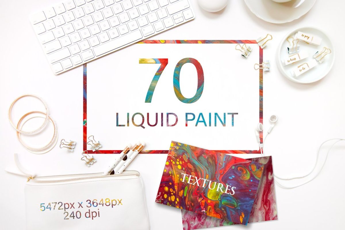 手工液体颜料纹理 Liquid Paint Textures