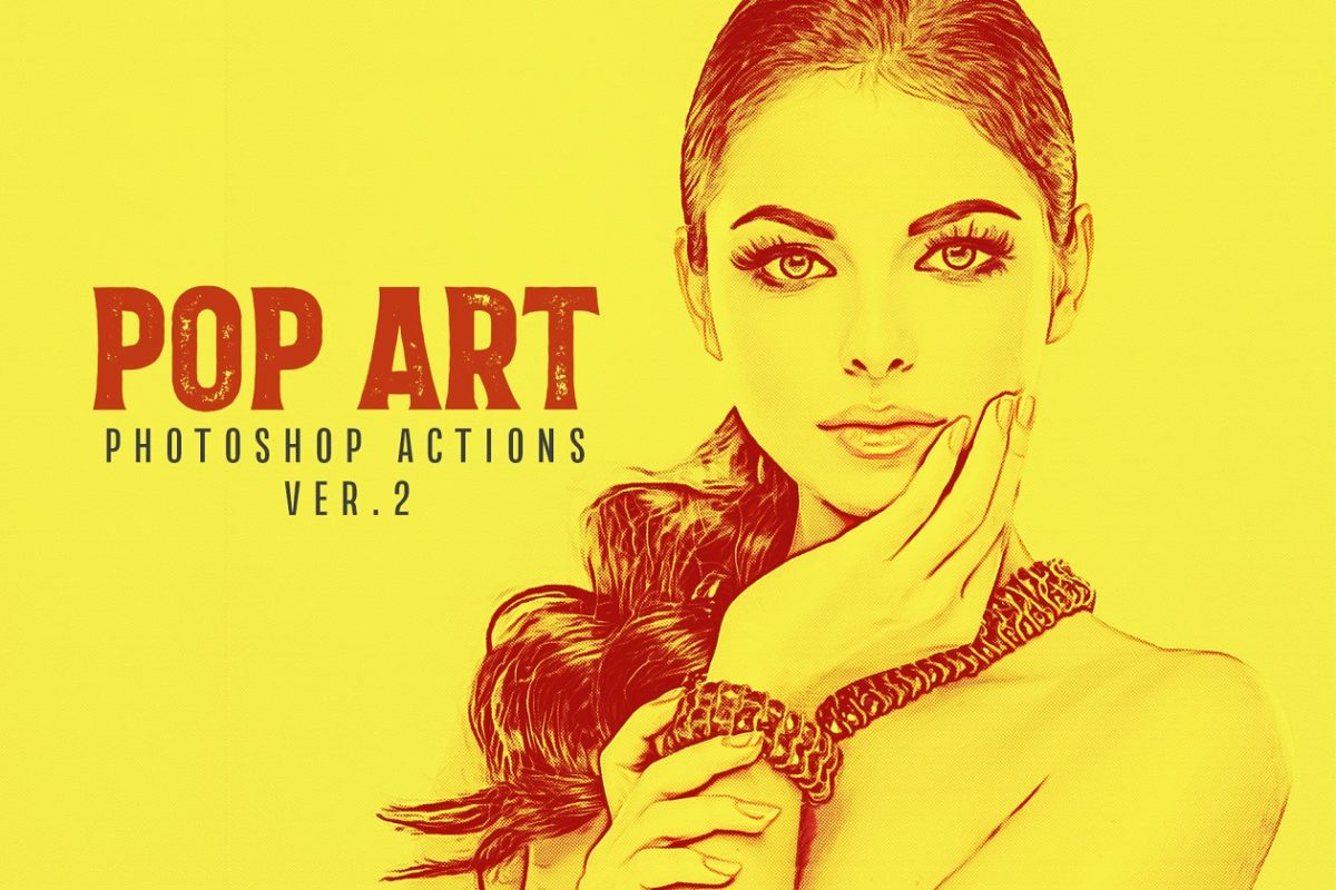 20个流行艺术的PS动作 20 Pop Art Photoshop Actions Ver. 2