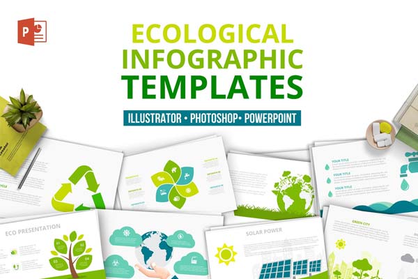 环保信息相关的PPT模板 Eco presentation templates
