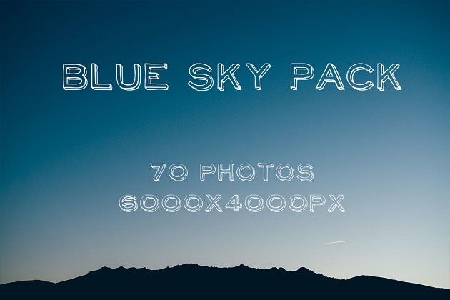 蓝天图片集 Blue Sky Photo Pack