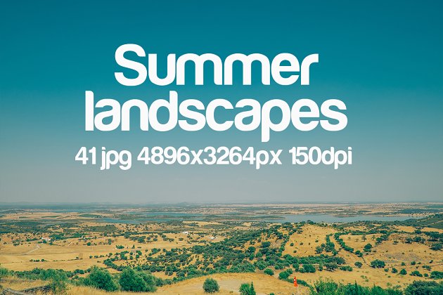 夏日风景画图片集 Summer landscapes photo pack