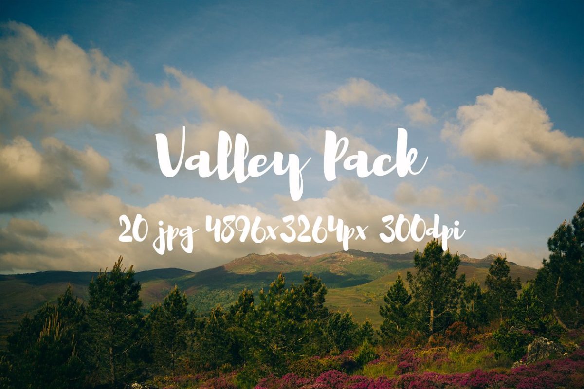 山谷风景高清照片素材 Valley Pack photo pack