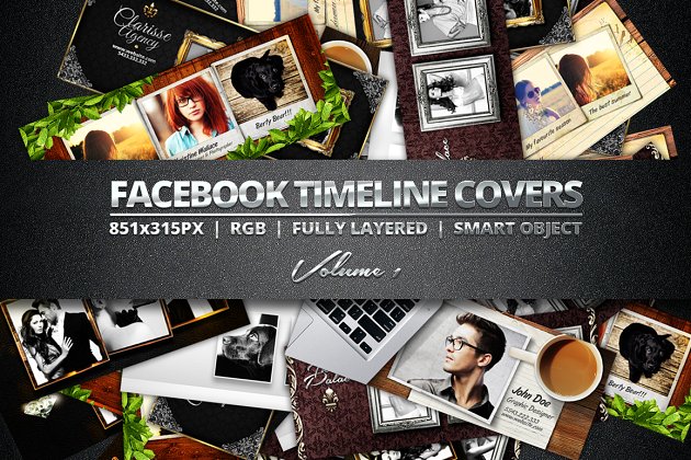 FB封面设计模板 Facebook Covers Vol.1