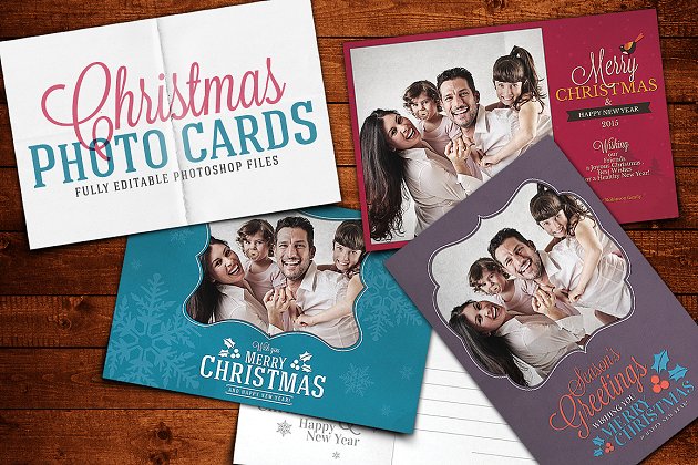 圣诞卡片照片模板 Christmas Photo Cards