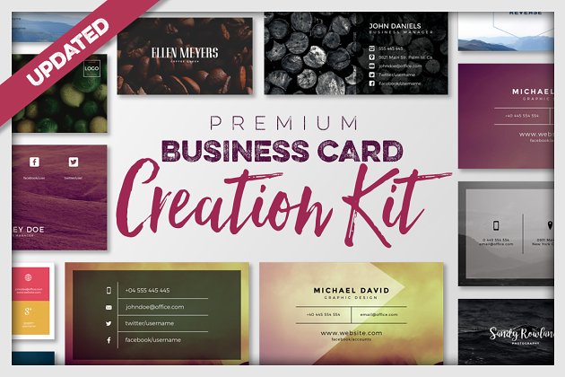 商务名片制作集 Business Card Creation Kit