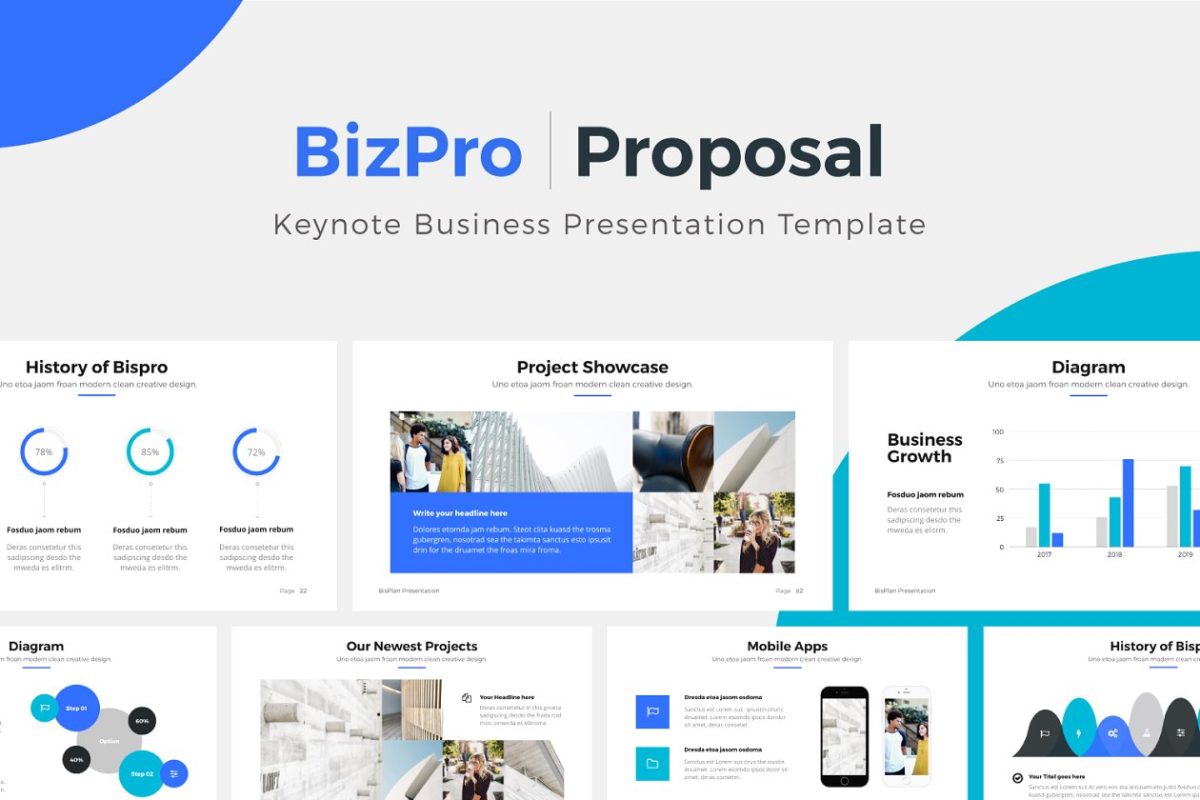 商业提案主题模板 BizPro | Proposal Keynote Template