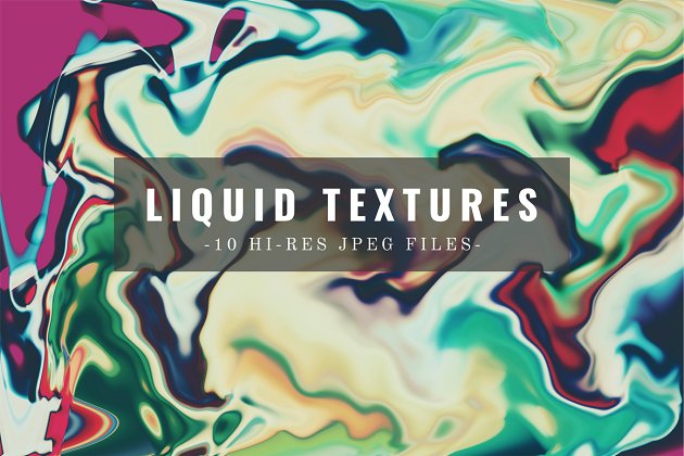 抽象液体背景纹理 10 Abstract Liquid Textures