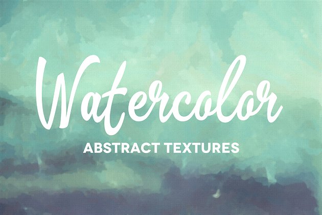 50个抽象的水彩背景纹理 50 Abstract Watercolor Textures