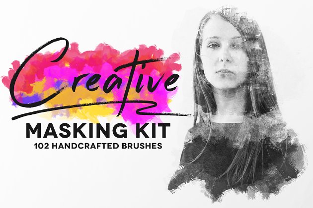 创意ps笔刷 Creative Masking Kit