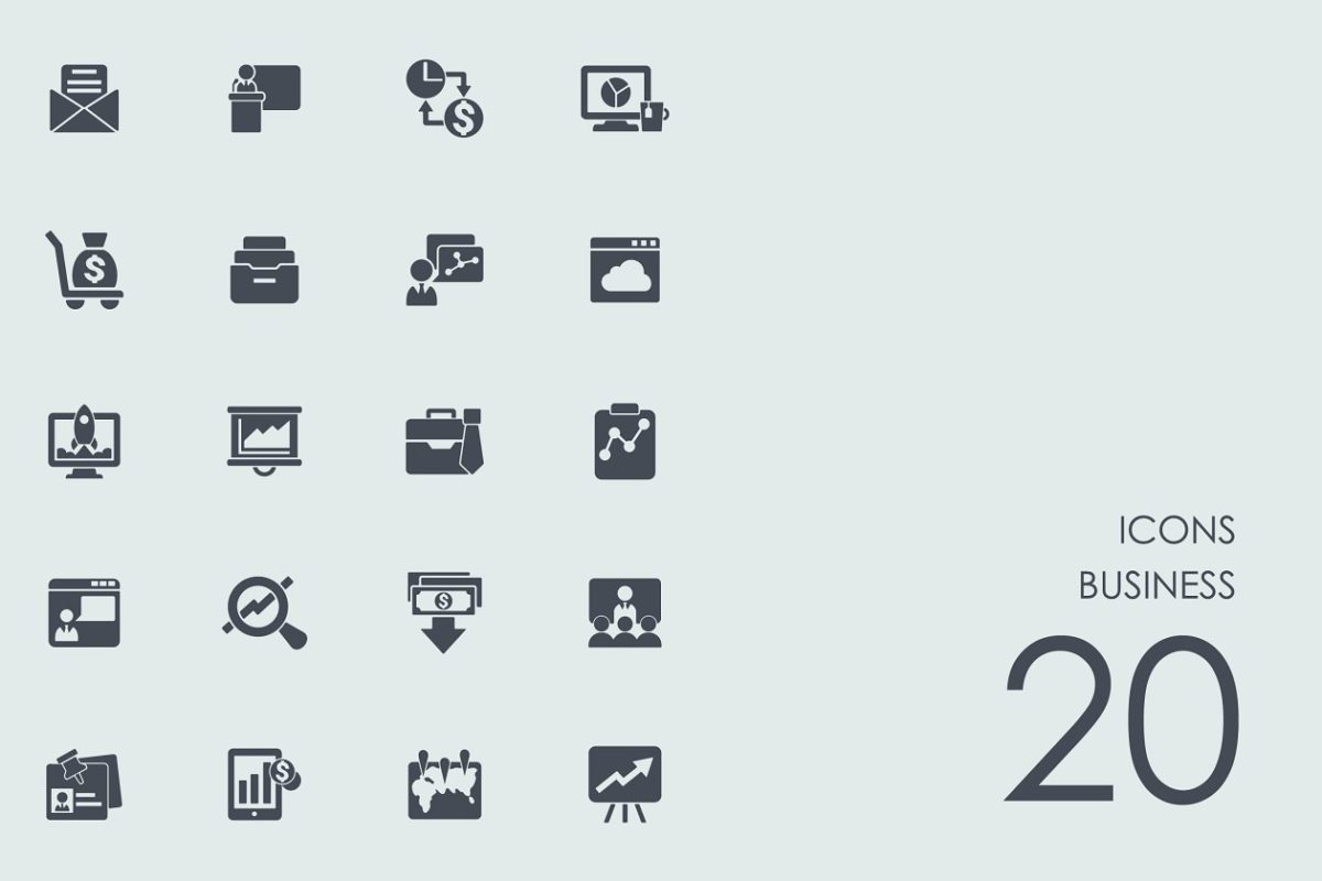 商业图标素材 Business icons