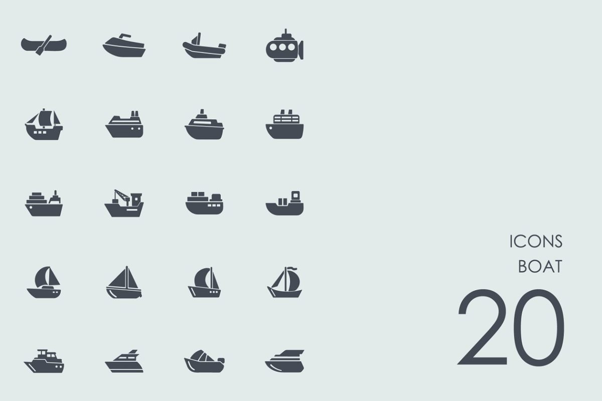 船主题图标 Boat icons