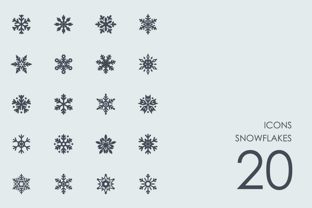 雪花图标合集 Snowflakes icons