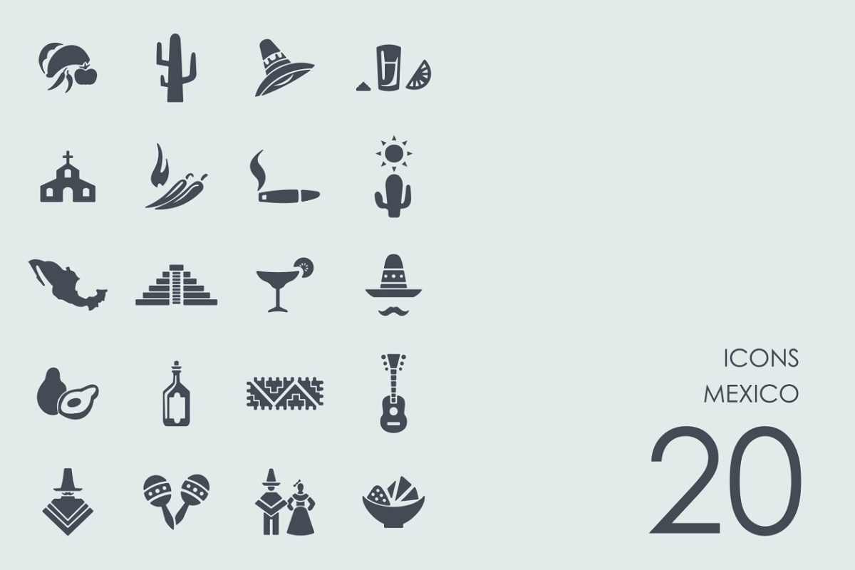 墨西哥图标素材 Mexico icons