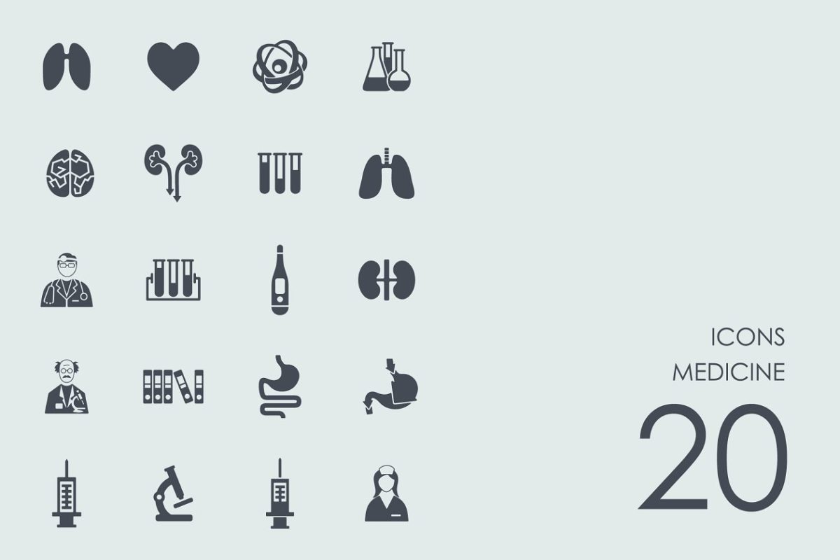 医疗图标素材 Medicine icons