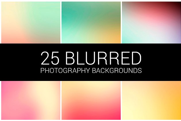 渐变背景纹理 Blurred Backgrounds Pack 01