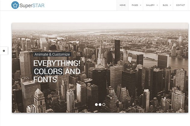 Bootstrap明星企业网站主题模板 SuperStar – Corporate Theme