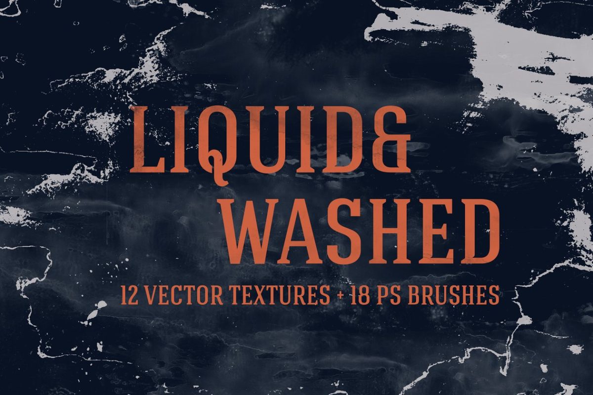 液体水洗纹理背景 Liquid and washed textures