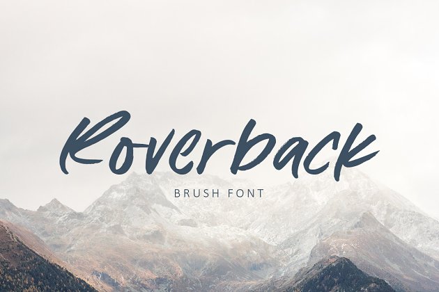 大气英文字体 Roverback Font